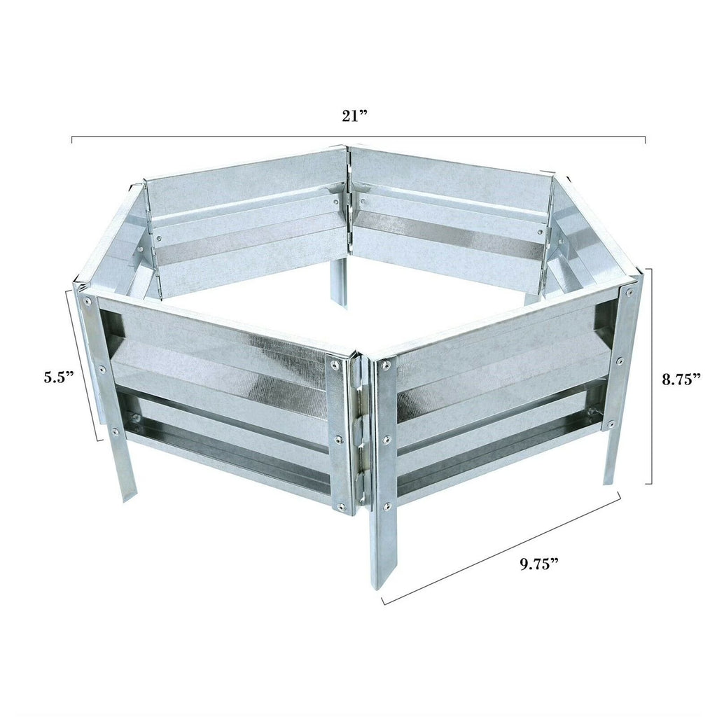 50-193 Raised Garden Bed Plant Holder Kit - 21 X 9.75 X 5.5 In.