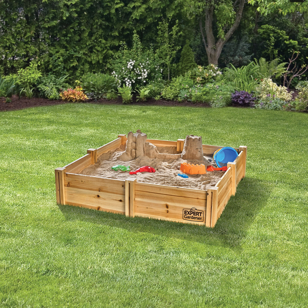 Outdoor Wood Garden Bed, 7.4 Ft L X 2 Ft W X 10.6 in H